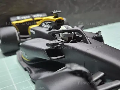 FORMULA MOVIE CAR - WITH ENGRAVED LOGOS 3D print model