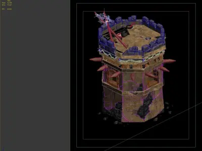 tower build 3D model