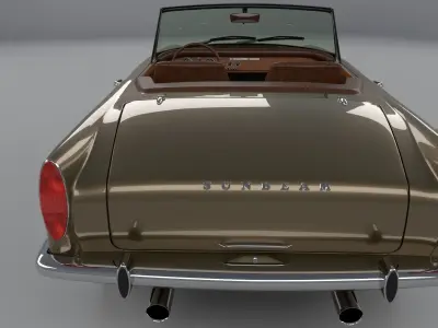 Sunbeam Tiger 1966 High Poly 3D model