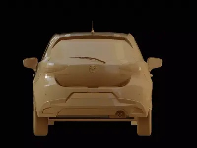 Mazda 2 year 2015 3D print model