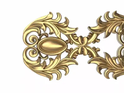 decorative pattern ready for 3D printing 3D model 39