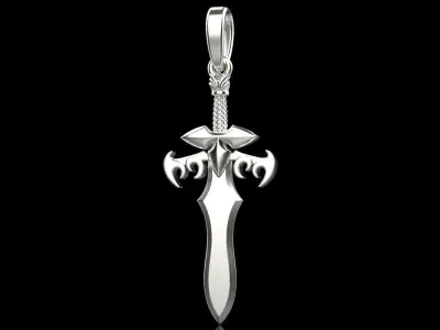 Sword pendant model 327 3D print model