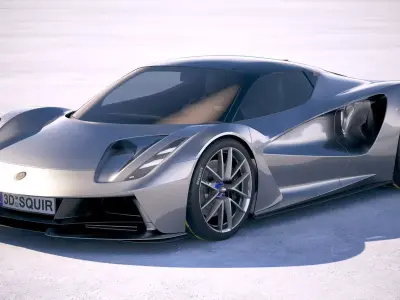 Lotus Evija 2020 3D model