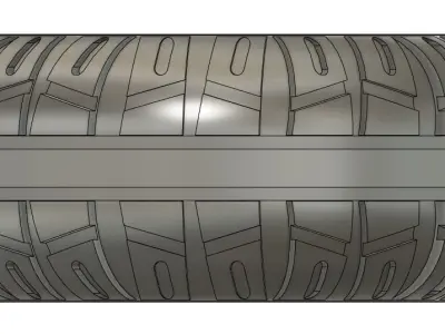 TEKERLEK-RUBBER tire 3D model