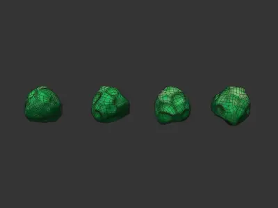 Raw Gem Low-poly 3D model