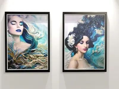 3D Gaming Decoration - Wall Art-01 Low-poly 3D model