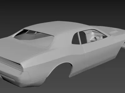 Dodge Challenger 2008 Body for print 3D print model