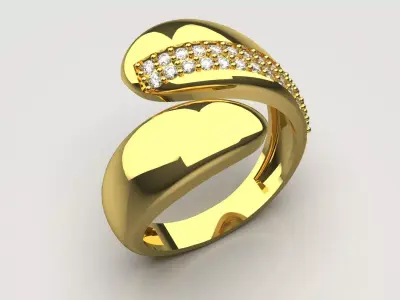 Jewelry Ring A Symbol of Shine and Modern Design jr00242 3D print model