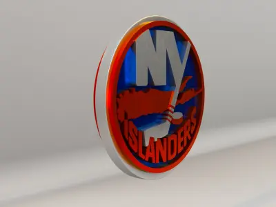 NHL New York Islanders Team Logo 3D model