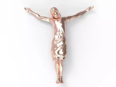 Crucifixion of Jesus Christ 3D print model