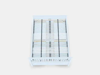 IDANAS Bed frame with storage 7 Low-poly 3D model