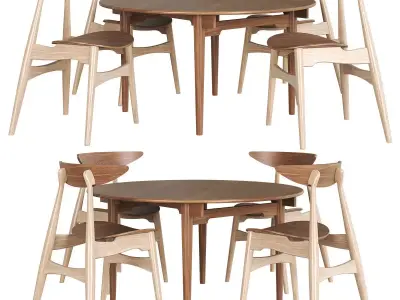 ch33p carl hansen and son 3d model Low-poly 3D model