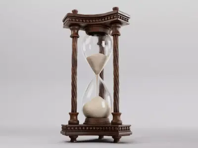 Classic Hourglass 3D model