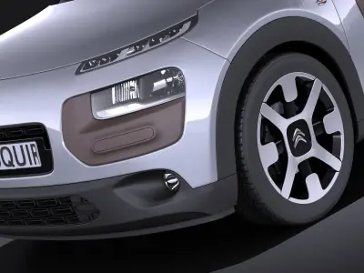 Citroen C4 Cactus 2015 VRAY 3D model