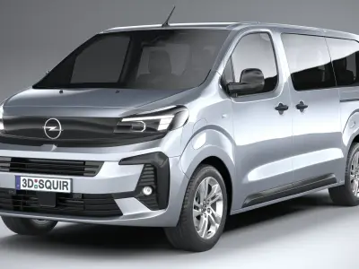 Opel Vivaro L3 Passenger 2024 3D model