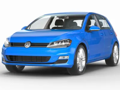 VW Golf VII 7 3D model