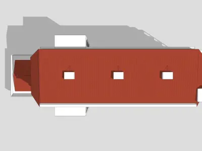 worker-hostel apartment 3D model