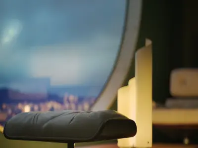 Eames Dusk Rounded  -The Third and The Seventh 3D Scene 3D model 3D model