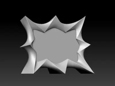 Star Photo Frame 3D print model