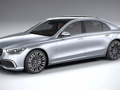 Mercedes-Benz S-Class long 2021 3D model