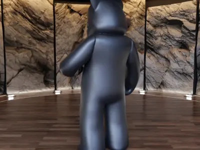 Self Medicated Bear Figure Fan Art Toy  3D print model