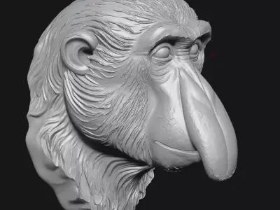 Proboscis Monkey 3D print model
