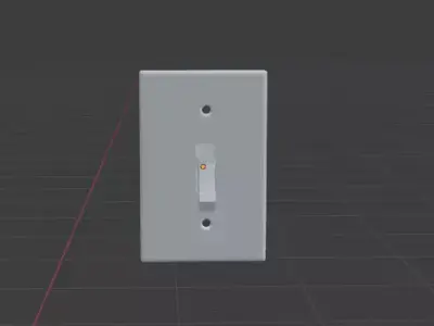 Light Switch Free low-poly 3D model