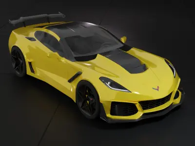 2019 Corvette C7 ZR1  3D model