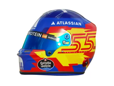 F1 Carlos Sainz Helmet 2025 3D model