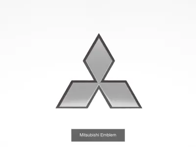 Vehicle Badges set 3D Model Collection