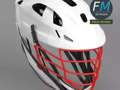 Field sport helmet 3D model