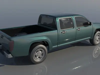 Chevrolet Colorado 2005 Crew Cab 3D print model