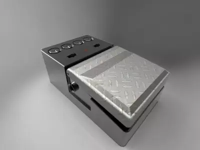 Guitar pedal Free 3D model