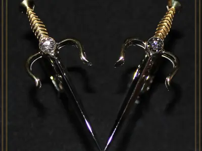 Cufflinks wholesale 3D Model Collection