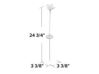 Blue Batchelder Garden Stake  Free 3D model