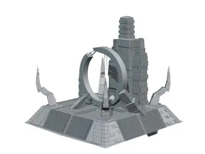 Sci Fi Portal 3D model