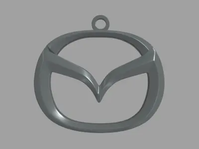 Mazda Key Ring Chain 3D print model