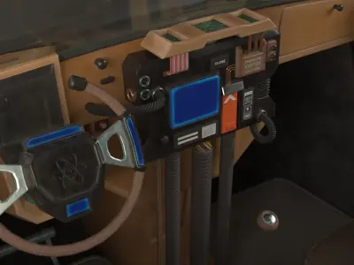 Mad Max VW Dune Buggy Low-poly 3D model