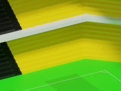 Signal Iduna Park Stadium Dortmund Germany 3D model