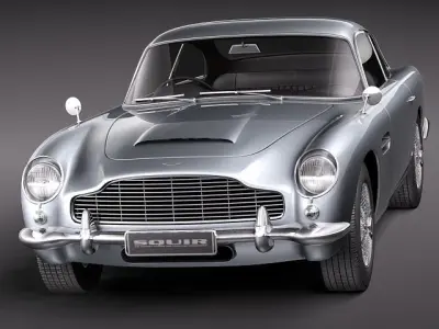 Aston Martin DB5 - 1963 3D model