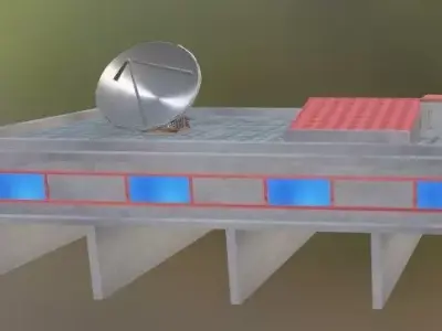 covered parking Free 3D model