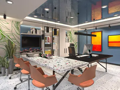 OFFICE interior design 3D model