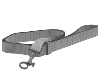 Leash dog 3D model