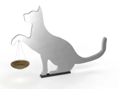 Cat Decor for table or shelf 3D model