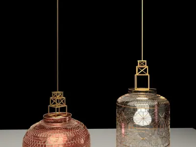 Chinese lantern 3D model 23