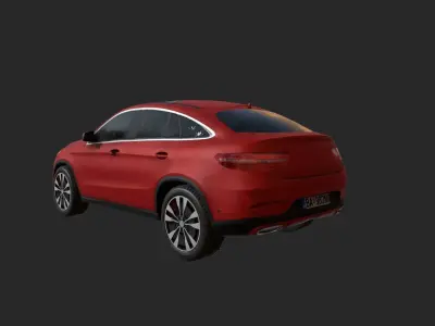 Low Poly Car 10 Low-poly 3D model