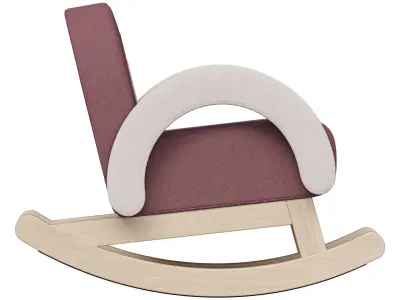 Rainbow Rocking Chair 3D model