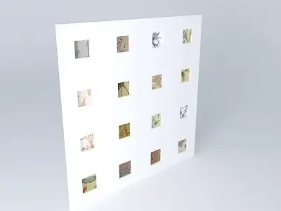 Panel art Free 3D model