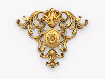 Classic decor ornament 287 3D model