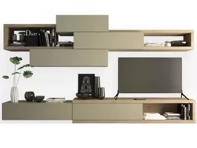 Contemporary TV Furniture 05 3D model